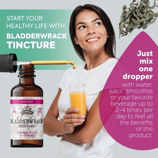 Organic bladderwrack extract tincture in glycerin - Florida Herbs USA