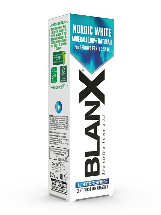 BlanX Nordic White toothpaste 75ml front view