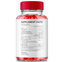 Front view of Keto Blast ACV Gummies bottle with label