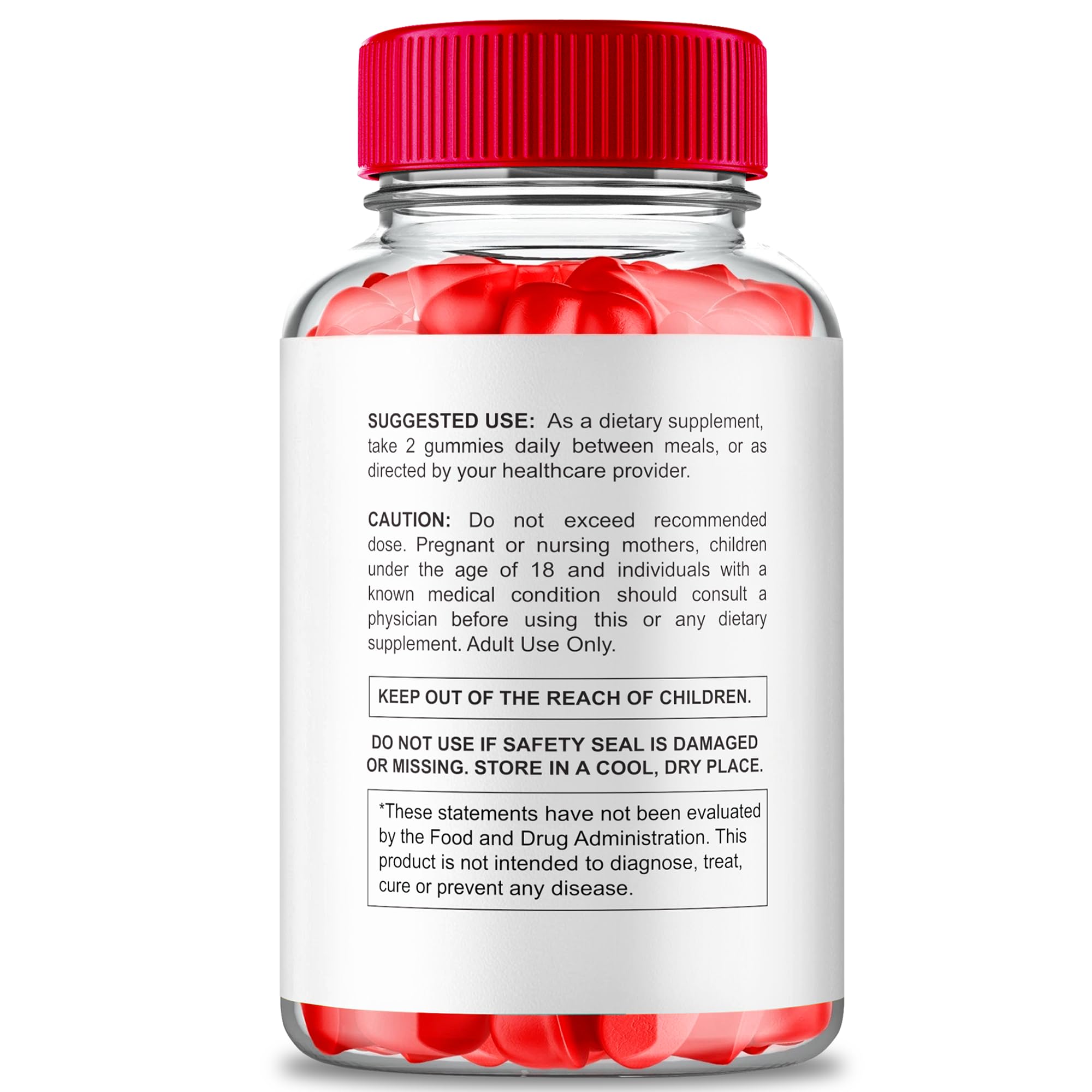 Close-up of Blast Keto + ACV Gummys gummy texture