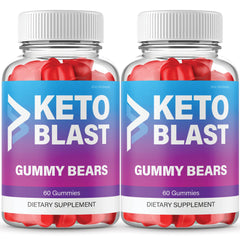 Blast Keto ACV Gummies bottle and label