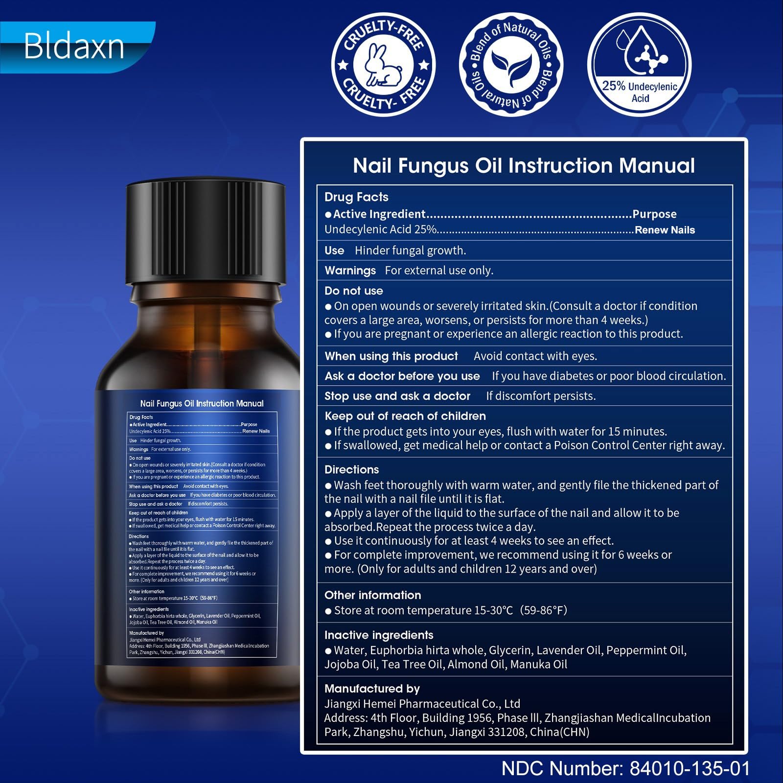 Bldaxn Nails transformation finish hints at healthier-looking nails.