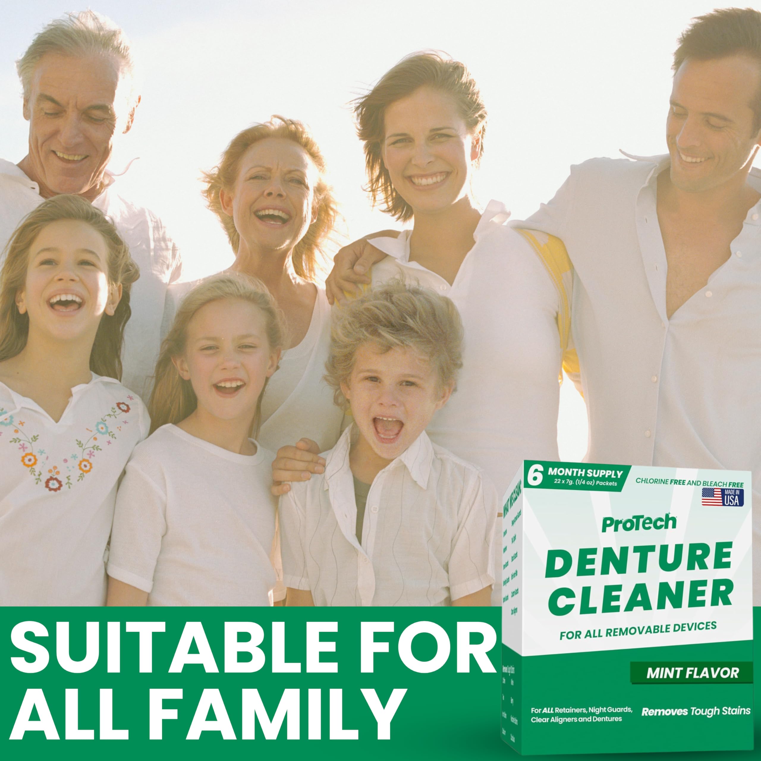 No bleach or chlorine claim on packaging