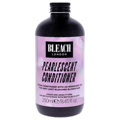 Bleach London Pearlescent Conditioner bottle showing pearlescent shimmer for color-balanced hair.