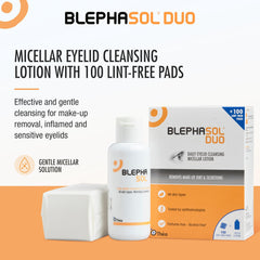 Blephasol Duo packaging showcasing the lotion and box