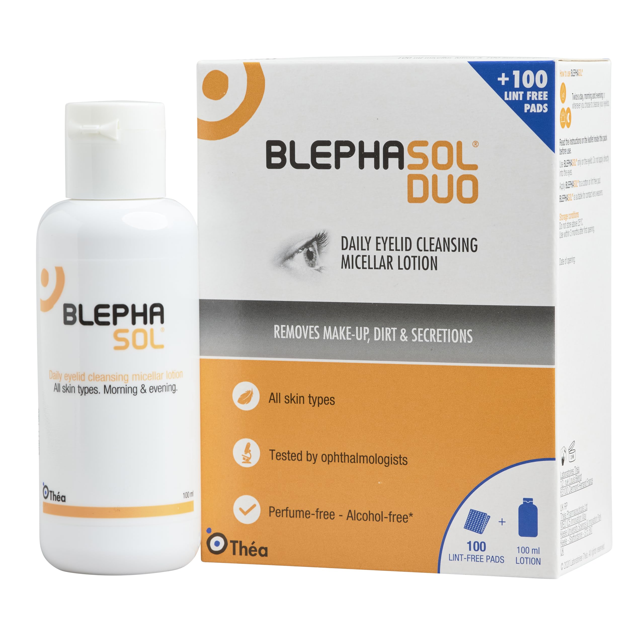 Blephasol Duo suitable for contact lens wearers