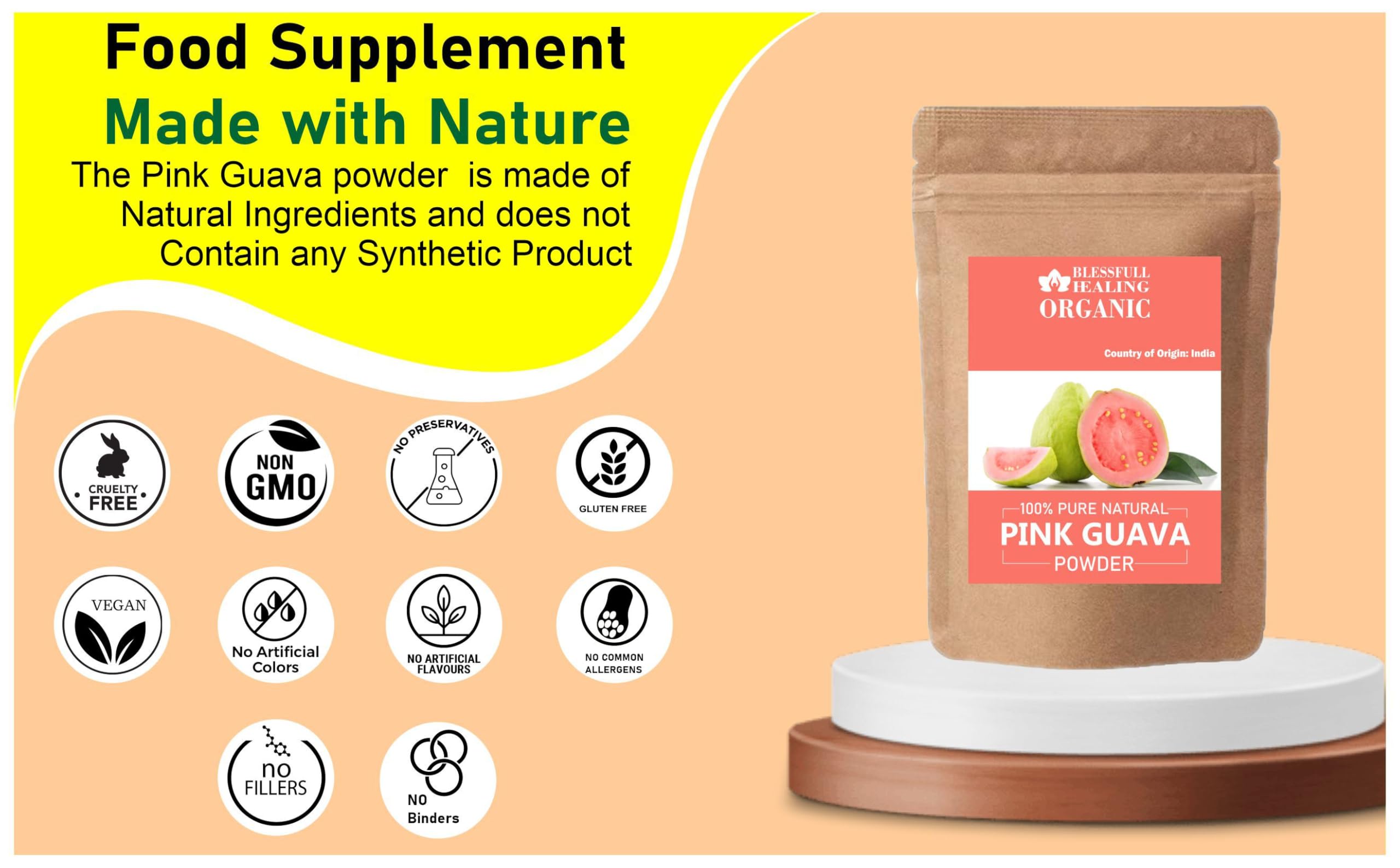 Blessfull Healing Pink Guava Powder packaging shot
