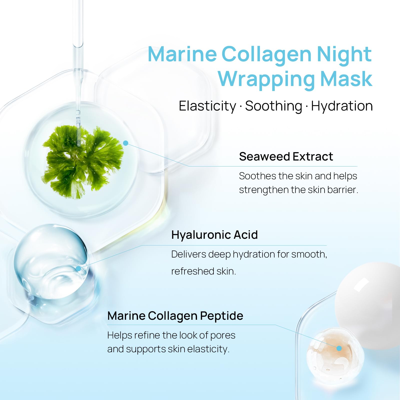 Included applicator enables easy, even night or day layering