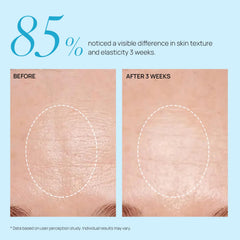 Bleuvél Collagen Night Wrapping Mask peel-off action demonstrates clean removal from skin surface