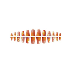 BLGTGH Duck Press On Nails glossy skin-tone finish enhances natural nails
