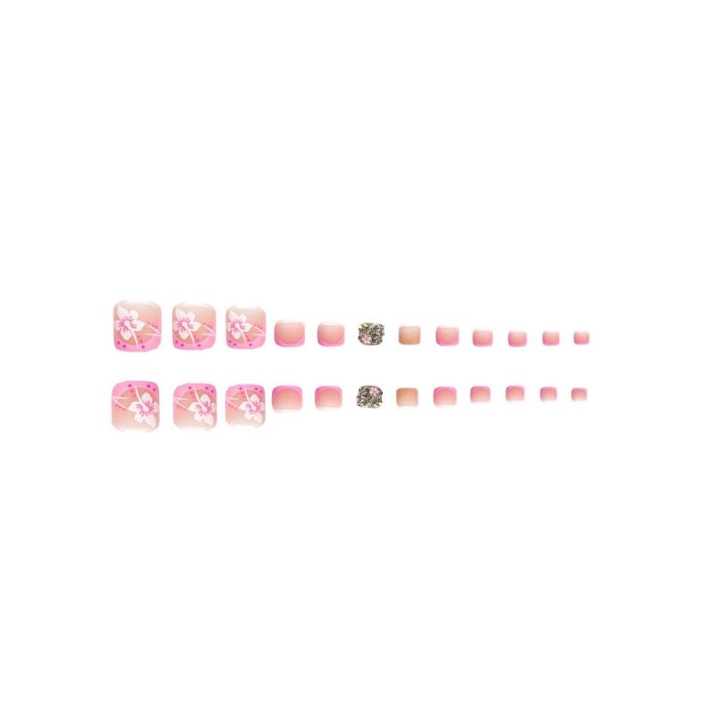 BLGTGH flower rhinestones nails add subtle sparkle for occasions
