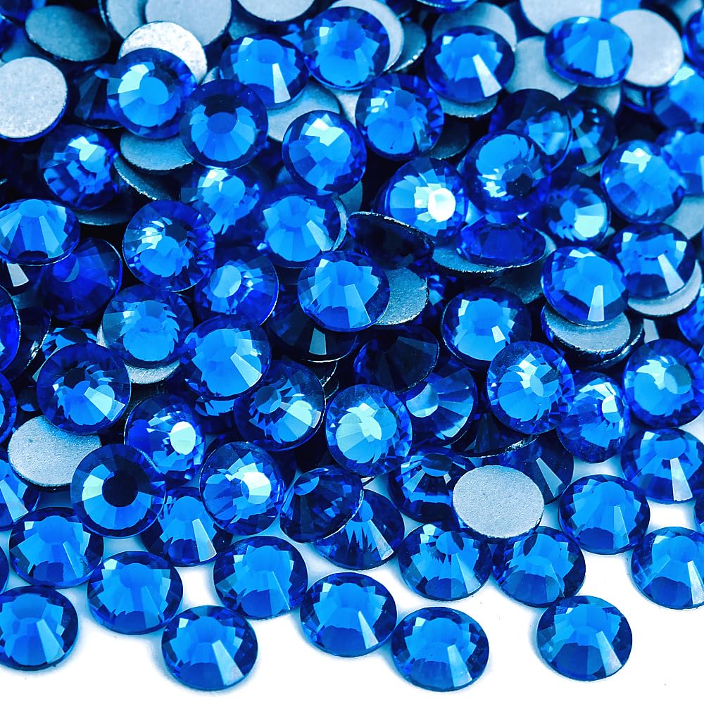 The Blinginbox Capri Blue rhinestones for nails and crafts