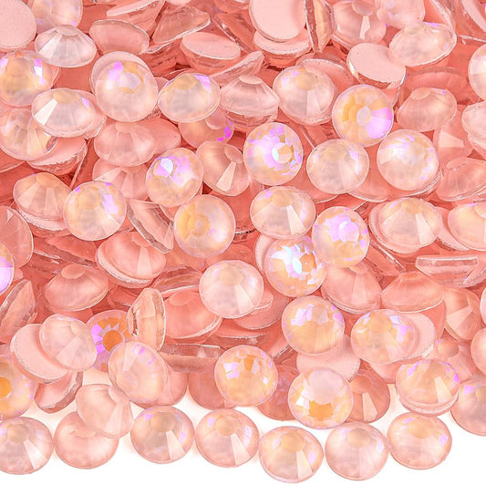 Blinginbox flatback rhinestones close-up glow under UV for nails and crafts