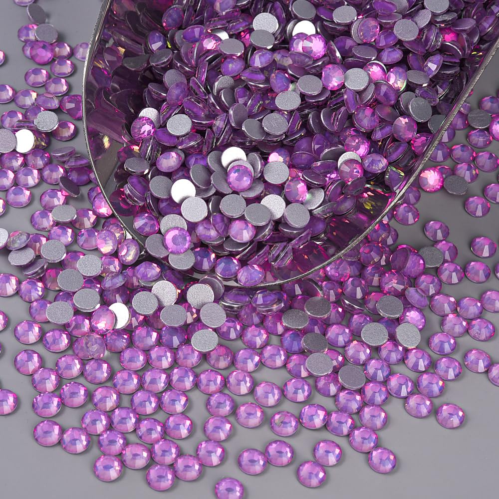 Blinginbox Round glass gems ideal for shoes, bags, and accessories