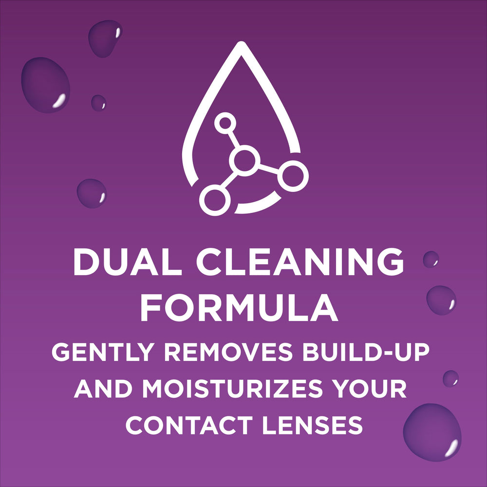 Applying Blink-N-Clean contact lens drops in eye