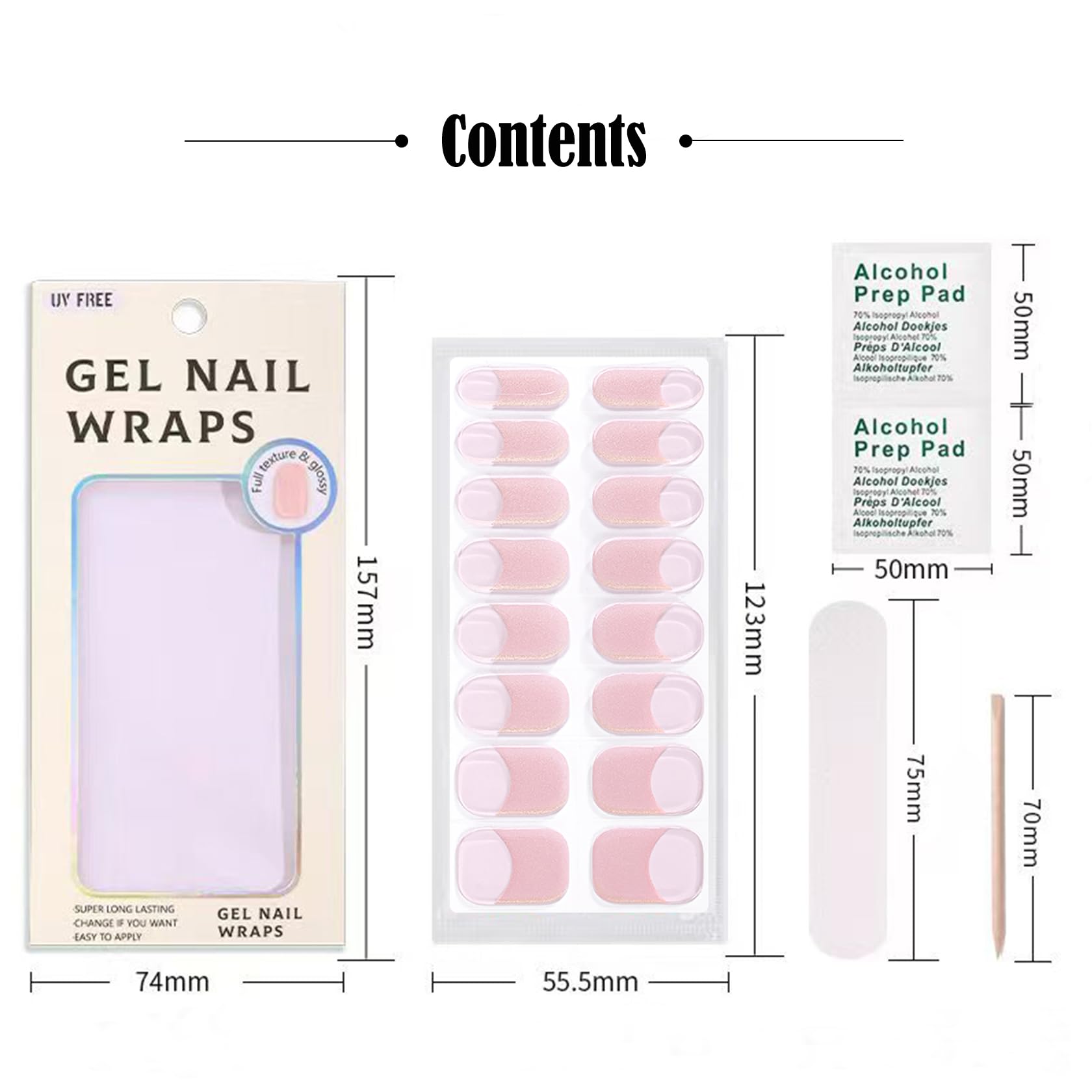 BlinkingNails easy-application-kit helps you apply nails confidently at home