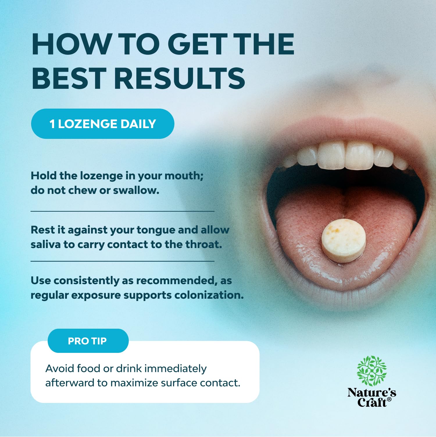 BLIS K12 dental probiotic mint lozenges 60 count