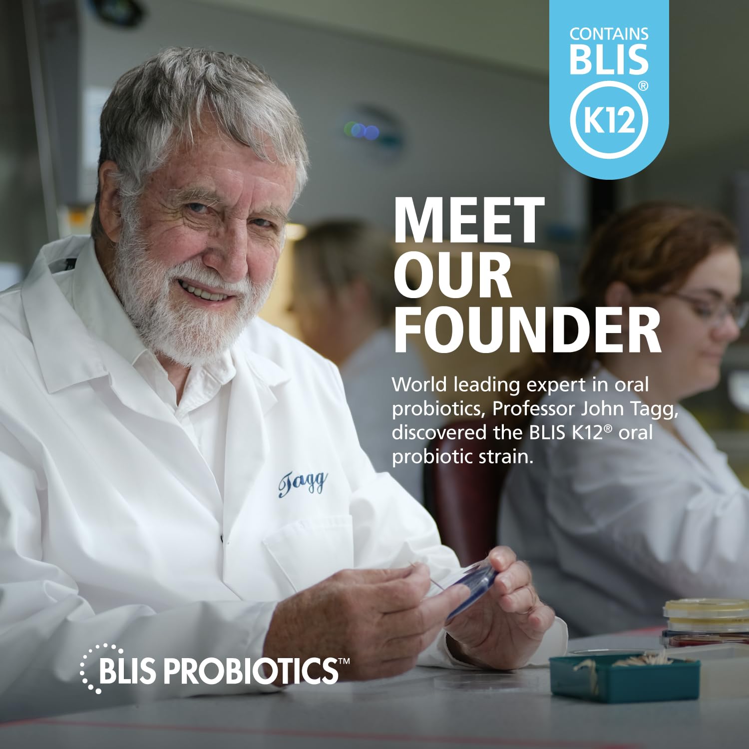Milk allergen warning on BLIS ThroatHealth packaging