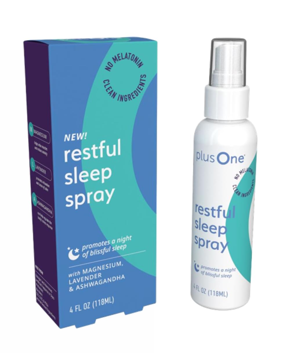 Blissful Sleep Spray bottle with lavender sprigs