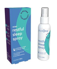 Blissful Sleep Spray bottle with lavender sprigs