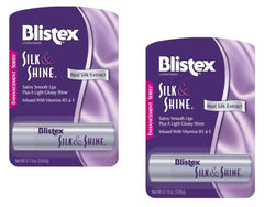 Blistex Silk & Shine lip moisturizer compact glides on satin-soft lips.
