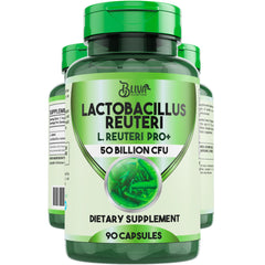 BLIVA Lactobacillus Reuteri capsules bottle front view