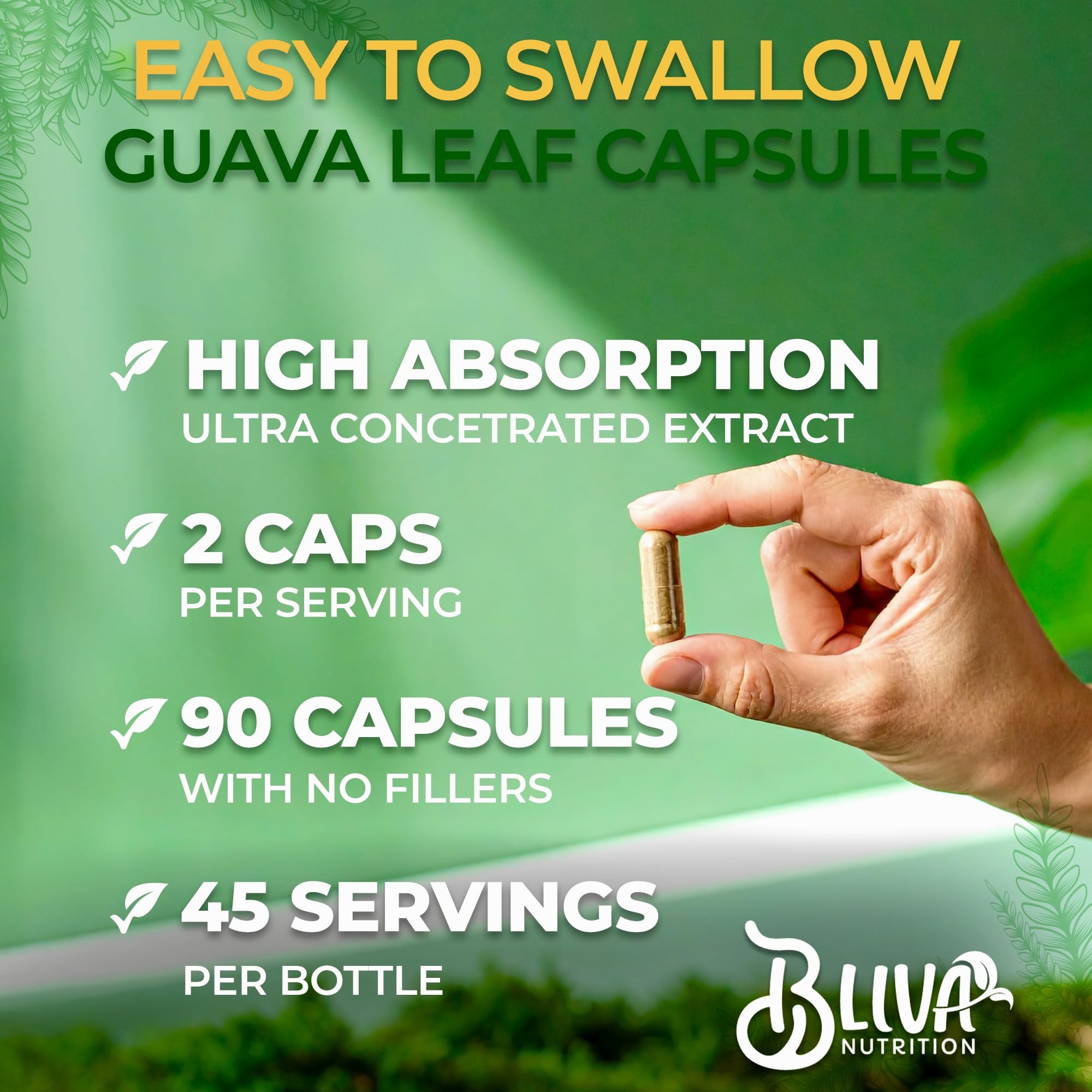 Bliva Nutrition brand packaging and logo