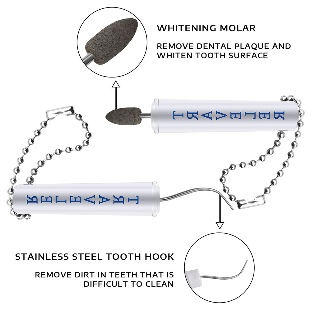 Close-up of the metal dental picks