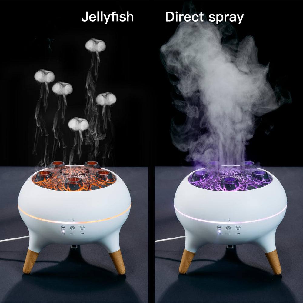 Room-lit 7-color ambient lighting on BLOIMP diffuser with remote