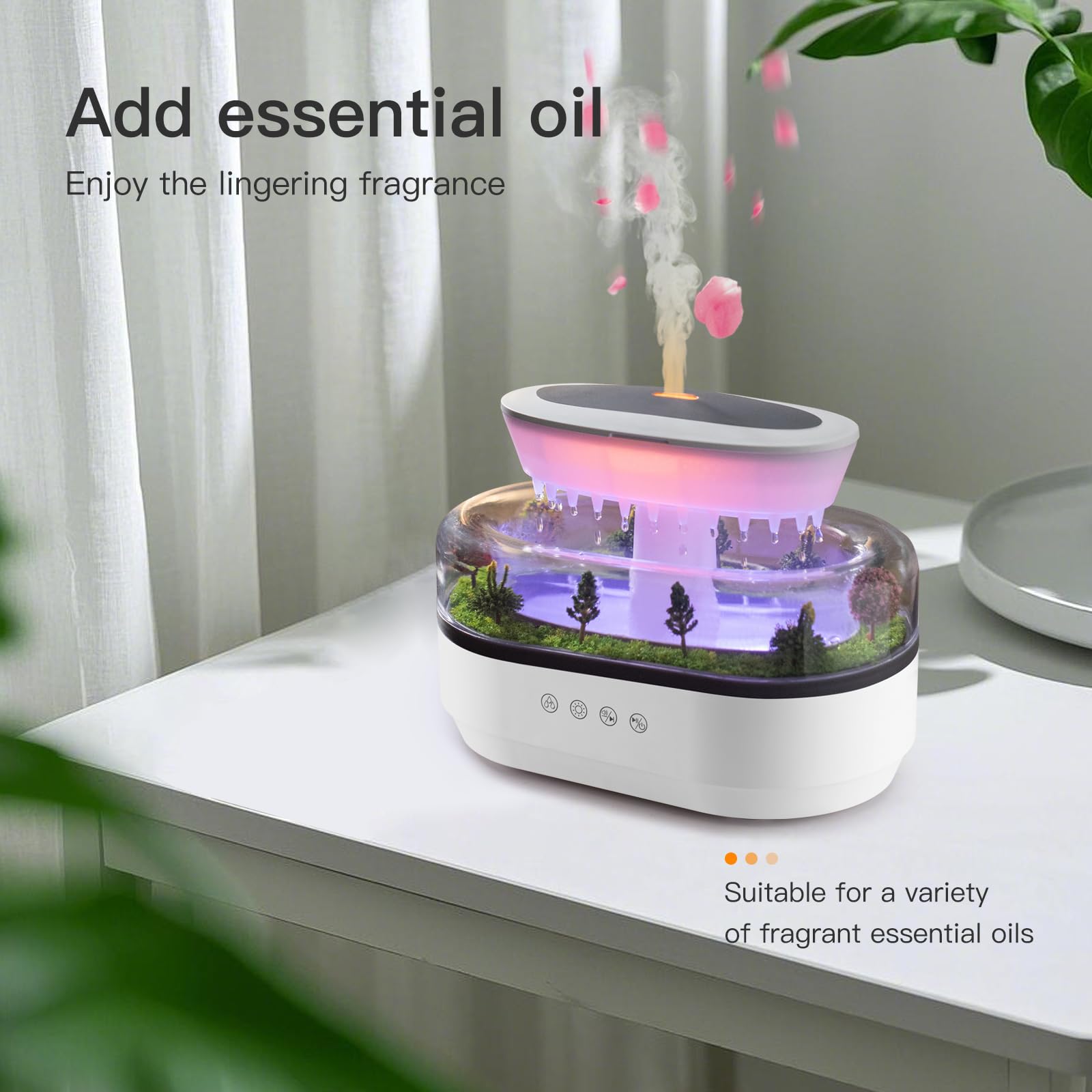 Detachable easy-clean tank and energy-efficient 12W design