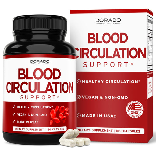Blood Circulation Supplements bottle label with Diosmin
