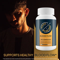 Made in the USA badge on Blood Flow Maxx Ryze Pro packaging