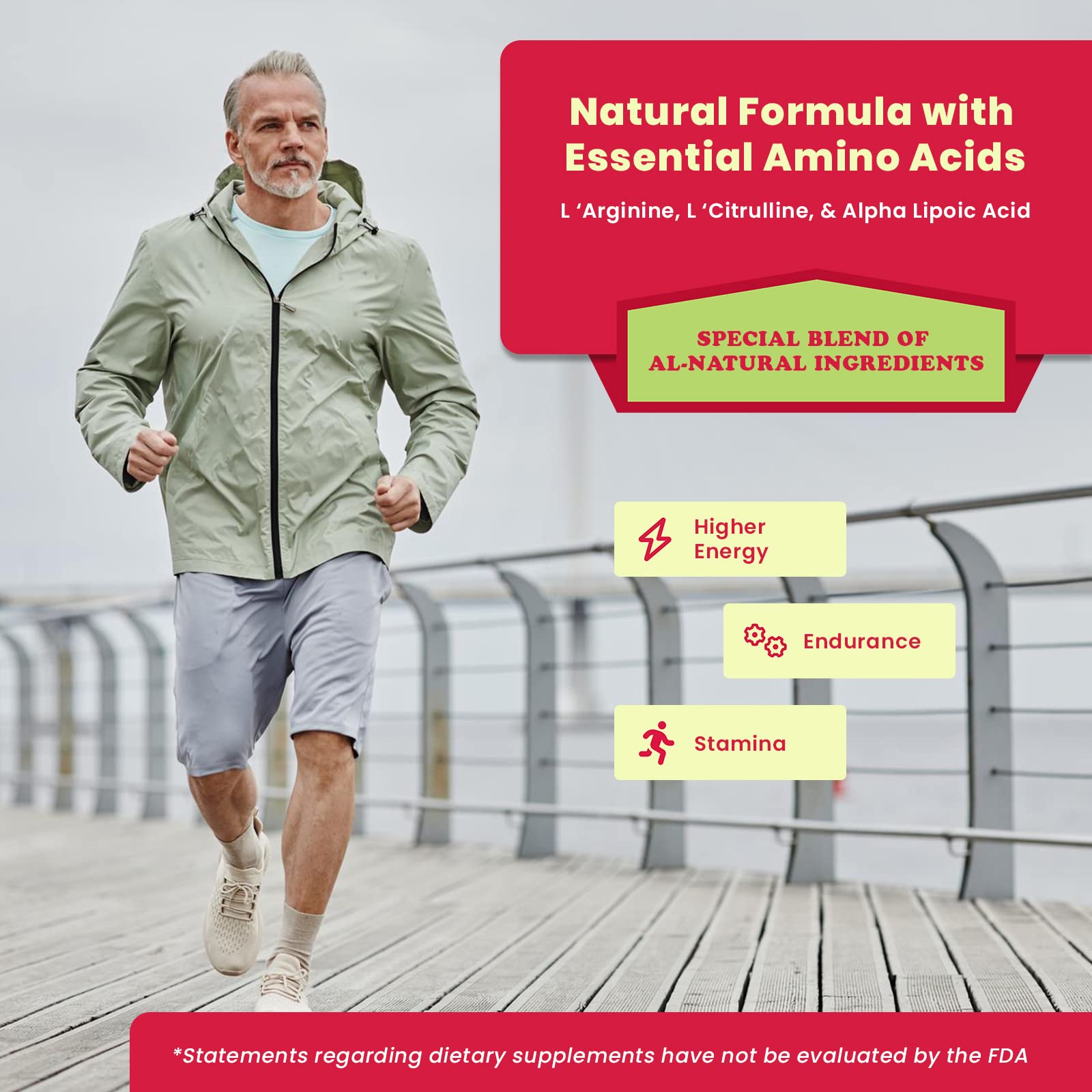 Blood Flow Super Formula nutrition and ingredients panel