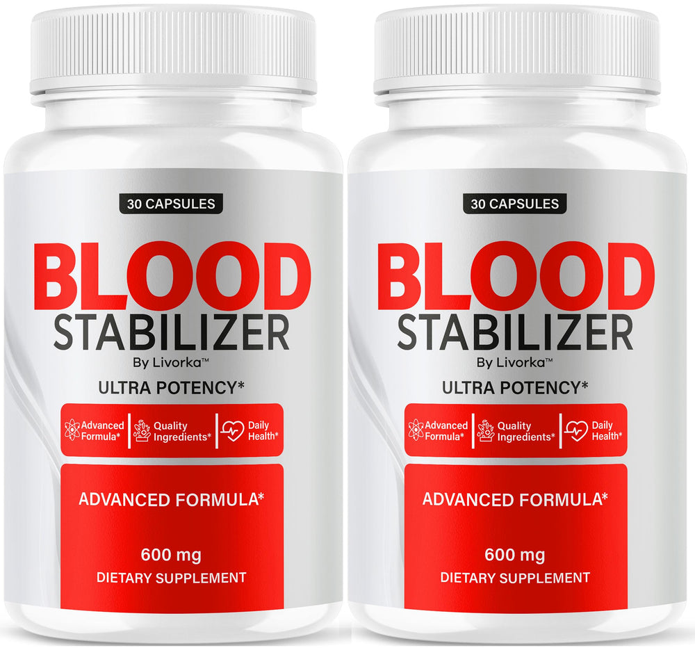 Blood Stabilizer supplement bottle front view