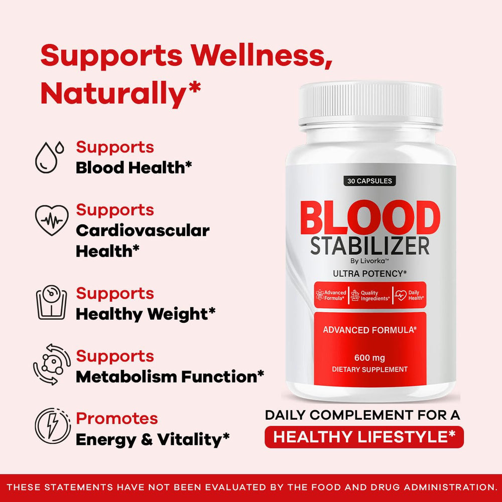 Capsules of Blood Stabilizer supplement