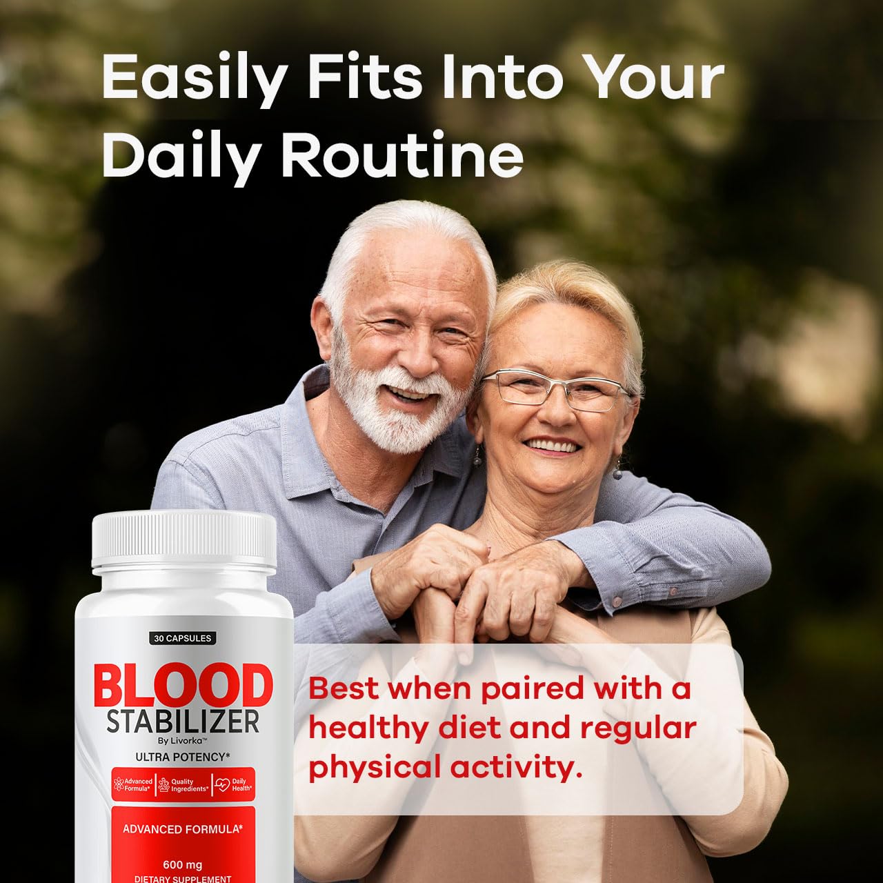 Advanced Blood Formula capsules display