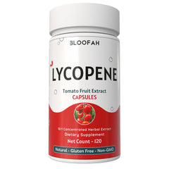Bloofah Lycopene Tomato Extract 500mg 10:1 capsules bottle - main image