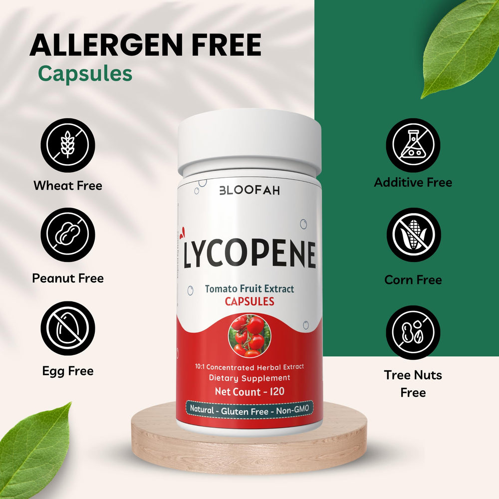 Graphic illustrating tomato-derived lycopene content