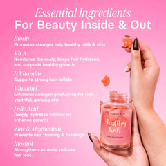 Bloom Hair Gummies bottle with packaging