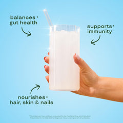 Ingredients label for Bloom Nutrition Colostrum Powder
