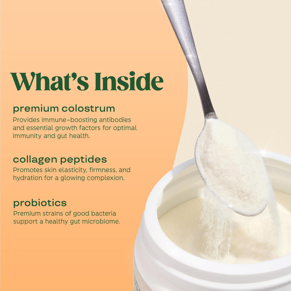 Sustainably sourced colostrum from family-owned US farms