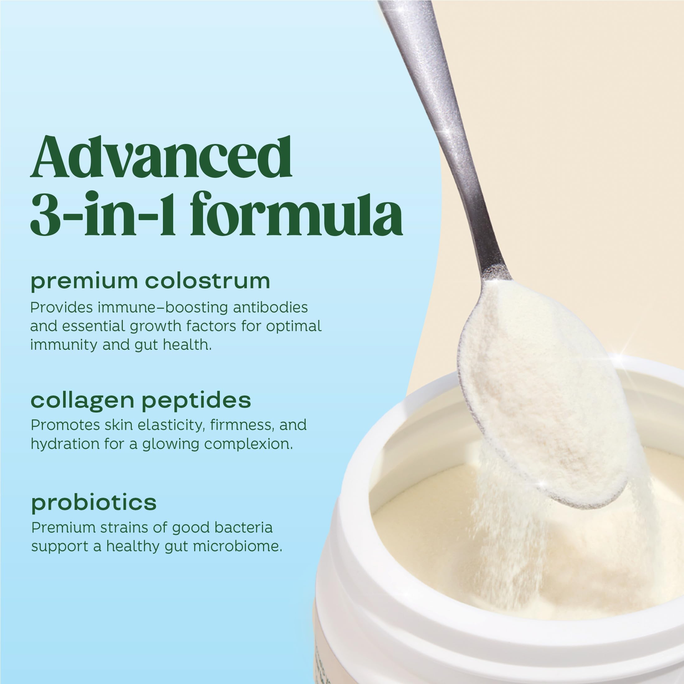 How to mix Bloom Nutrition colostrum powder with water or juice