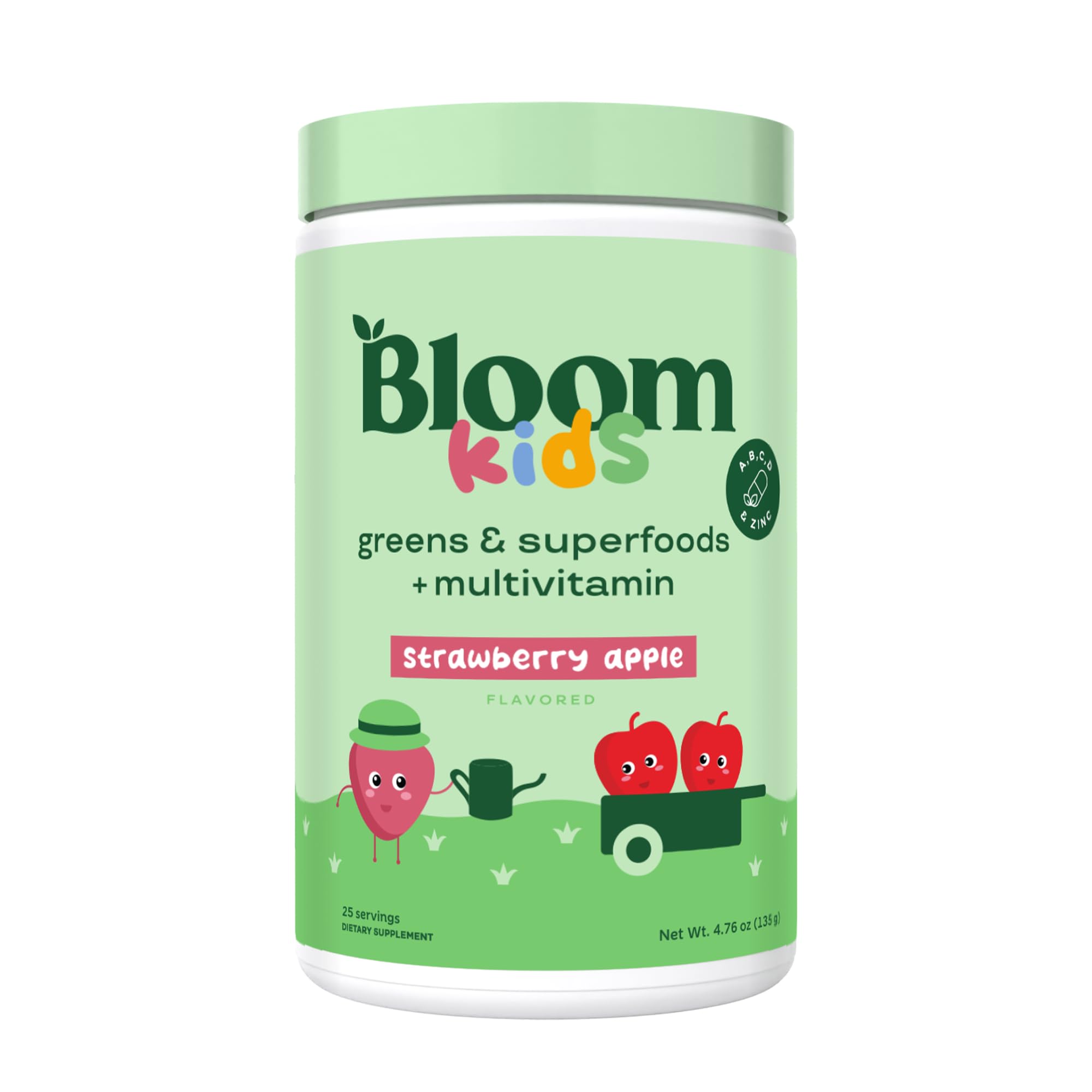 Bloom Nutrition front packaging showing flavor and servings for easy recognition and trust
