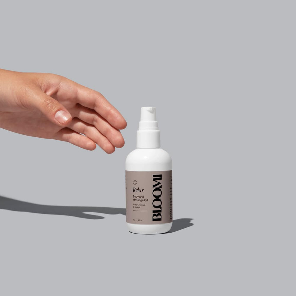 Non-greasy, fast-absorbing body oil on skin