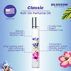 Blossom Alcohol-Free roll-on with vegan formula for sensitive skin