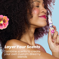 Roll-on applied to pulse point on wrist for subtle fragrance development