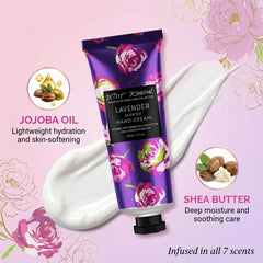 Blue by Betsey Johnson Fresh Peony hand cream tube softens skin with pleasant fragrance