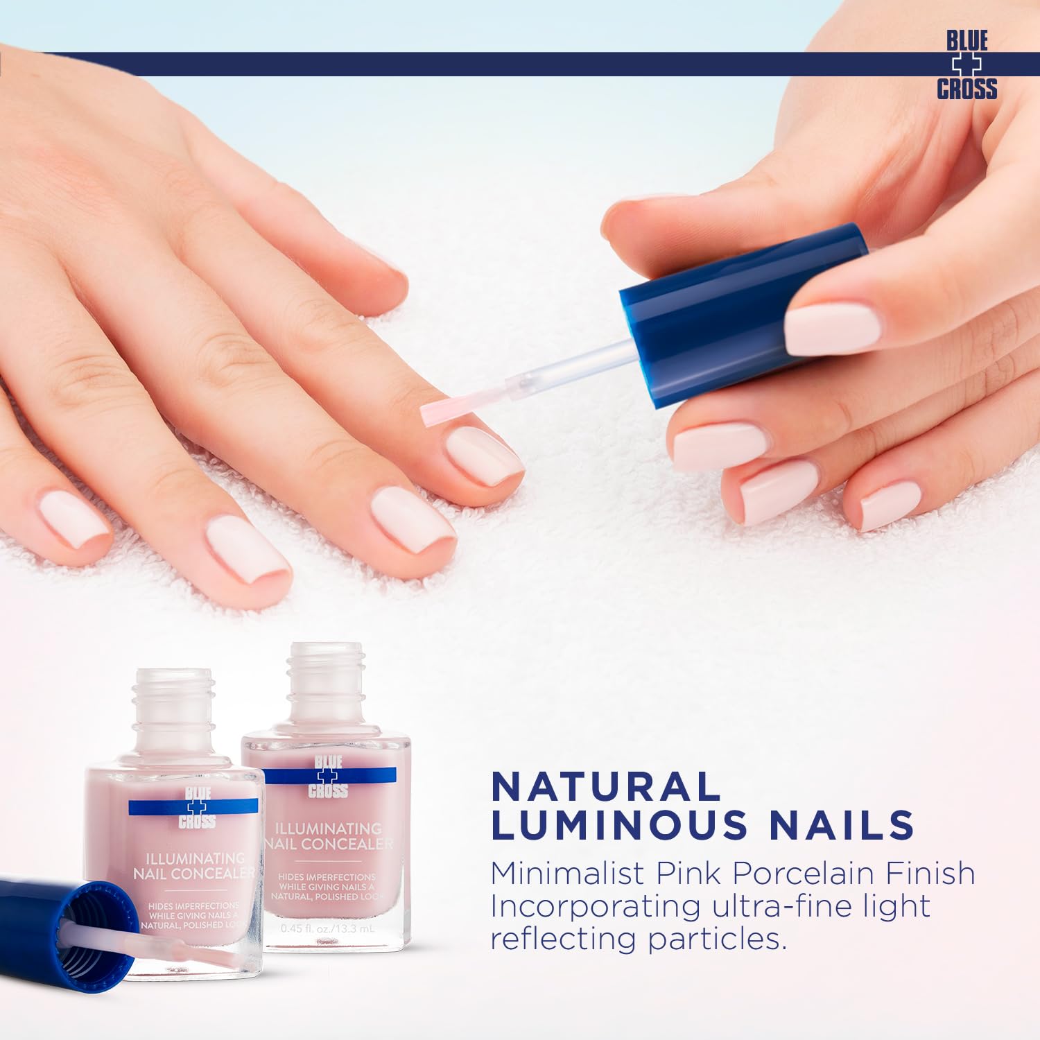 Blue Cross formula is free of toluene, formaldehyde, camphor, and DBP.