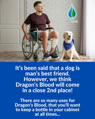 Graphic showing multiple uses for Dragon's Blood tincture