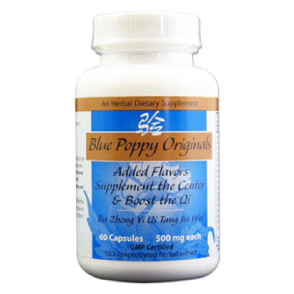 Blue Poppy Added Flavors 60 capsules herbal dietary supplement bottle